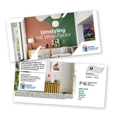 Umstyling mit Wow-Faktor Selfmailer