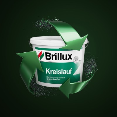 Brillux Kreislauf Grafik schwarz und grün