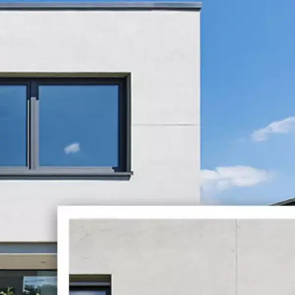 Fassade grau Haus