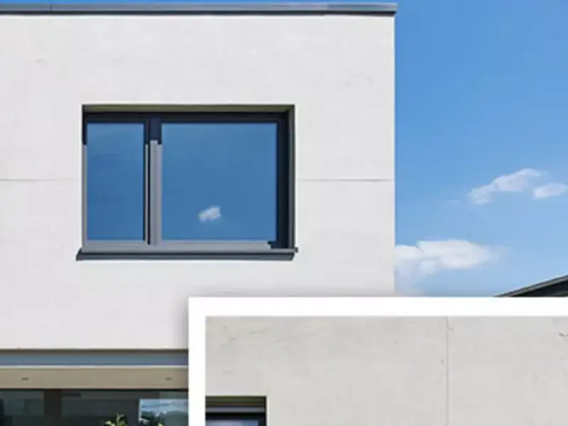 Fassade grau Haus