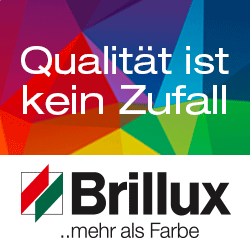 Qualität ist kein Zufall Banner mit buntem Hintergund