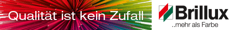 Qualität ist kein Zufall Banner mit buntem Hintergrund
