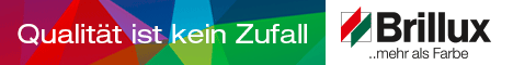 Qualität ist kein Zufall Banner mit buntem Hintergrund